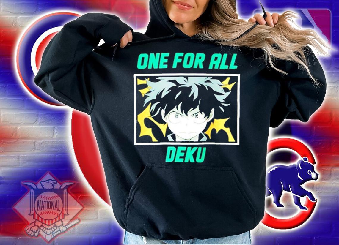 Anime Manga My Hero Academia One For All Deku shirt hoodie