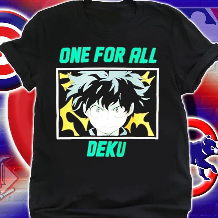 Anime Manga My Hero Academia One For All Deku shirt shirt
