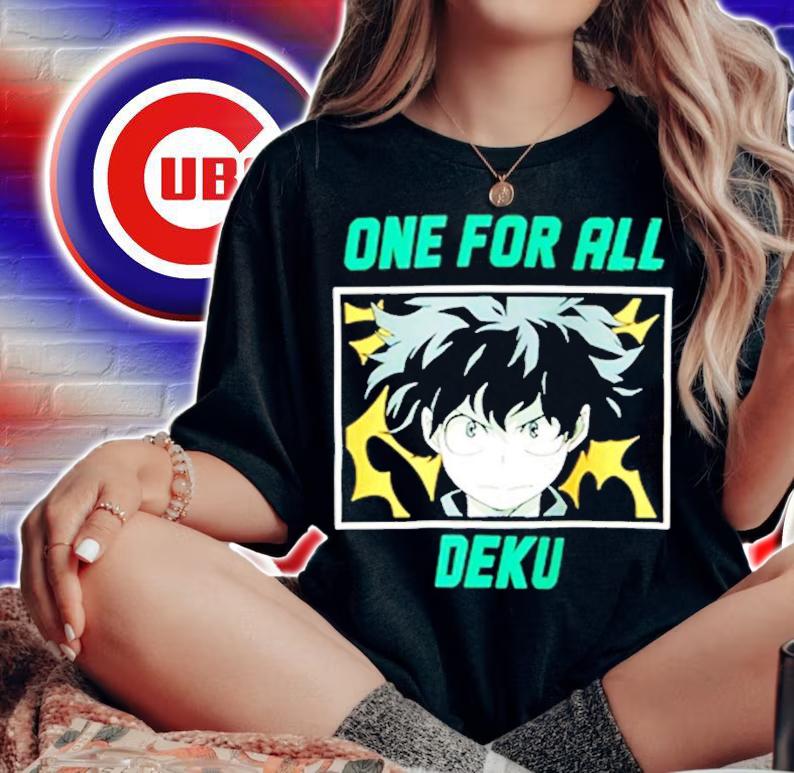 Anime Manga My Hero Academia One For All Deku shirt woman shirt