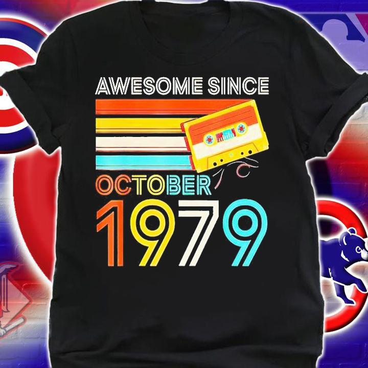 Awesome since October 1979 42th birthday 42 year old T-shirt shirt