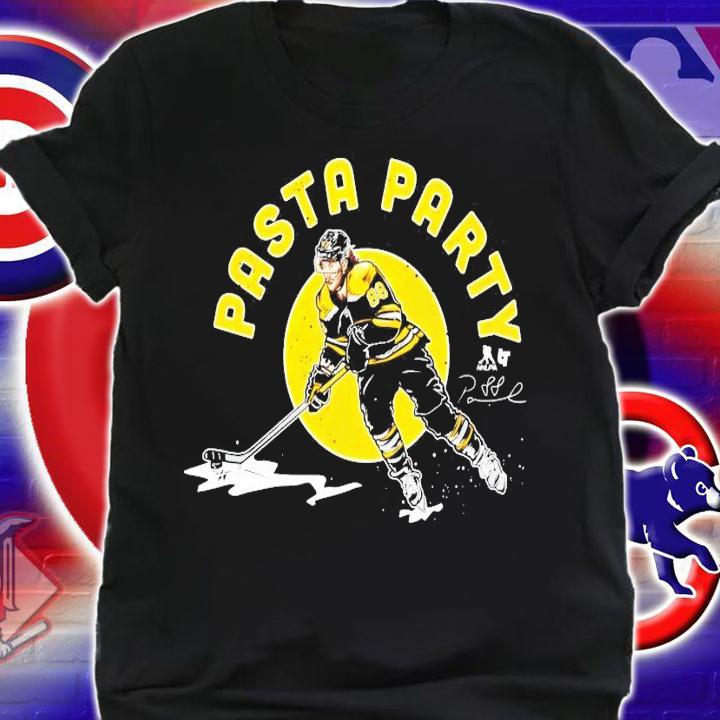 David Pastrnak Pasta Party signature shirt shirt