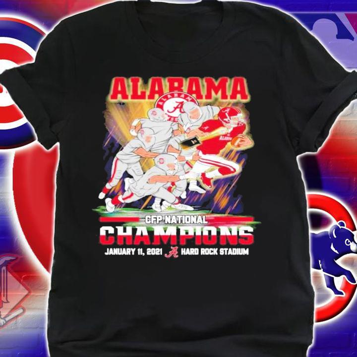 Official Alabama CFP National Champions January 11 2021 hard rock stadium shirt, sweater
