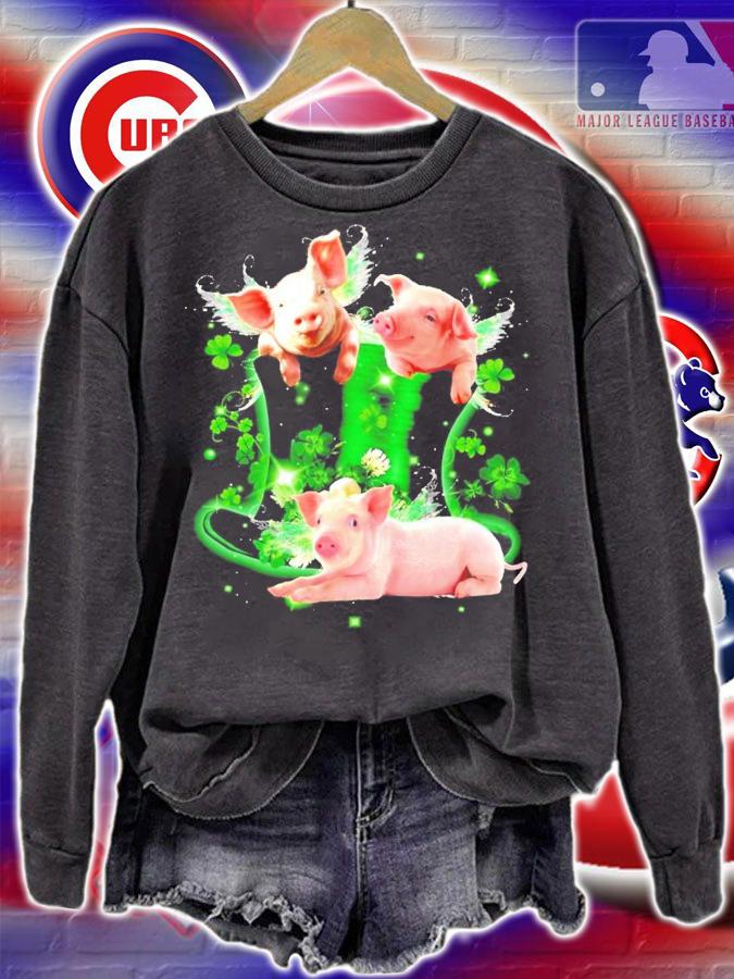 Pig Leprechaun lucky fairies for pig lover shirt sweatshirt