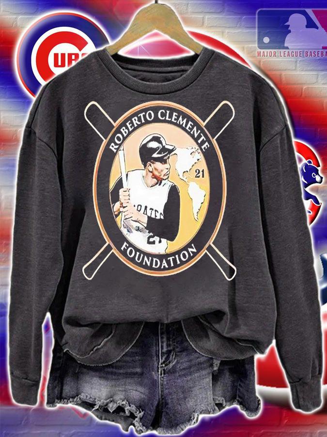 Roberto Clemente 21 foundation T-shirt sweatshirt