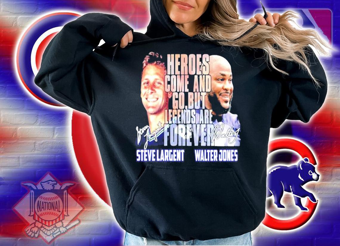 Steve Largent vs Walter Jones signatures shirt