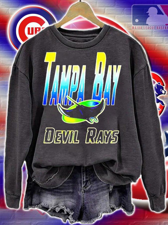 Tampa Bay Devil Rays T-shirt sweatshirt