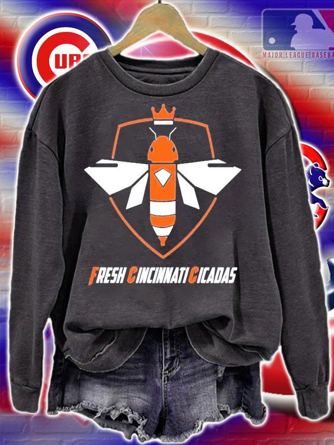 FCC Fresh Cincinnati Cicadas logo shirt