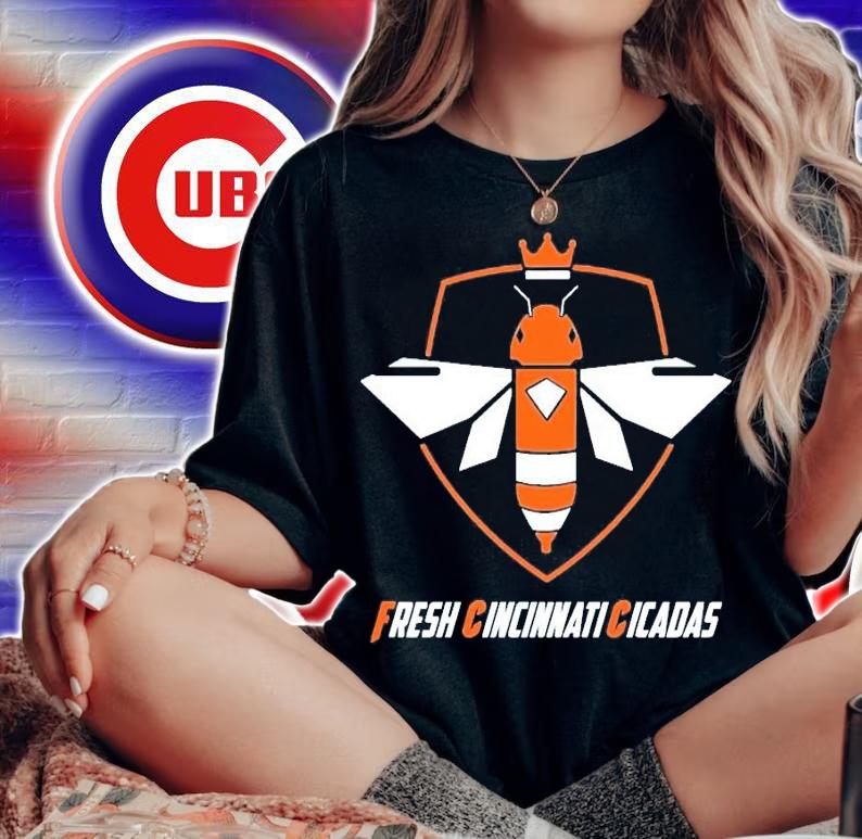 FCC Fresh Cincinnati Cicadas logo shirt