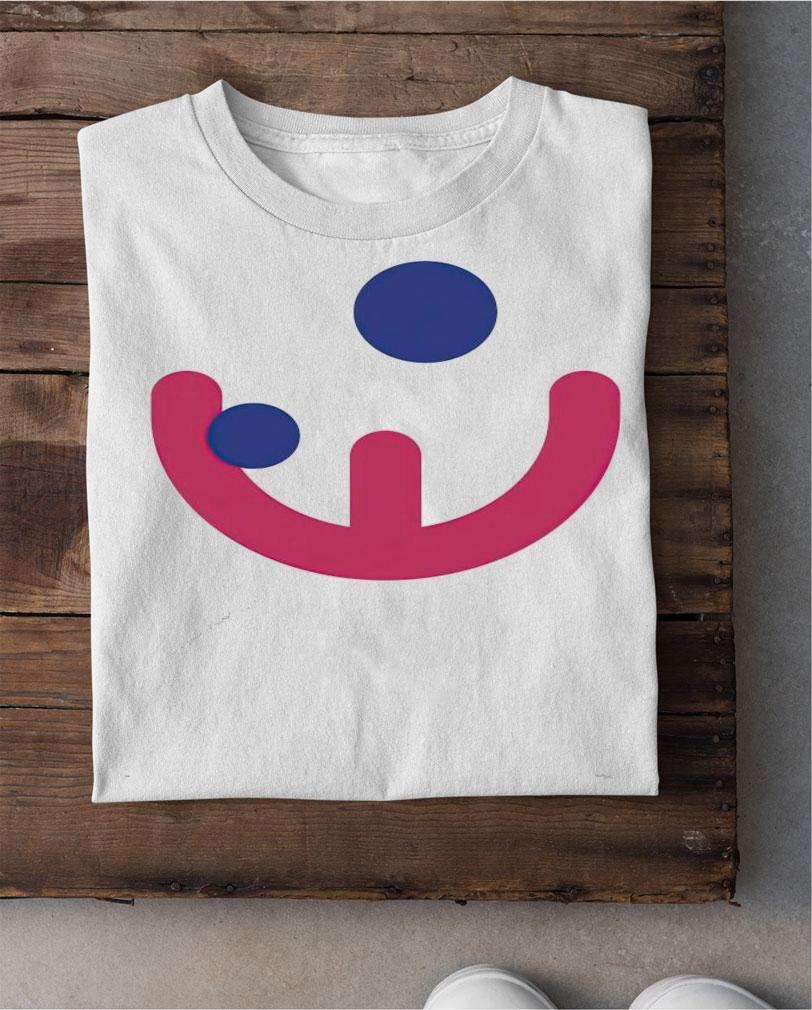 Dame T-skjorte Med Stor Logo Relaxed Fit T-shirt