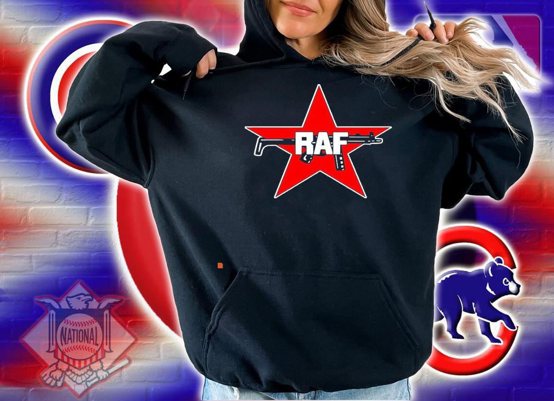 RAF Red Army Faction red star and gun shirt hoodie
