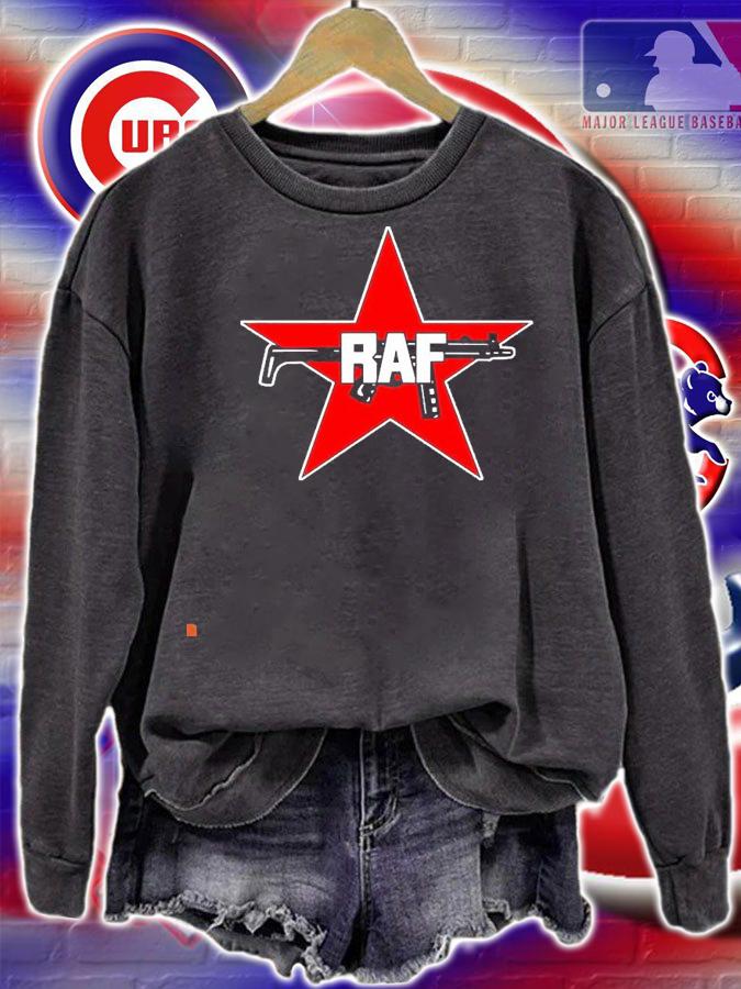 RAF Red Army Faction red star and gun shirt sweatshirt