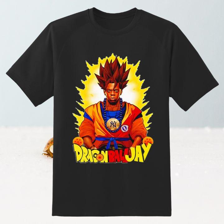Super Saiyan Dragon Ball Jay-Z Yankees Rapper T-Shirt – Limited Edition