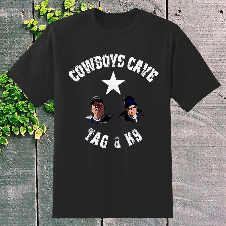 Dallas Cowboys Cave Adult Tag And K9 T-Shirt