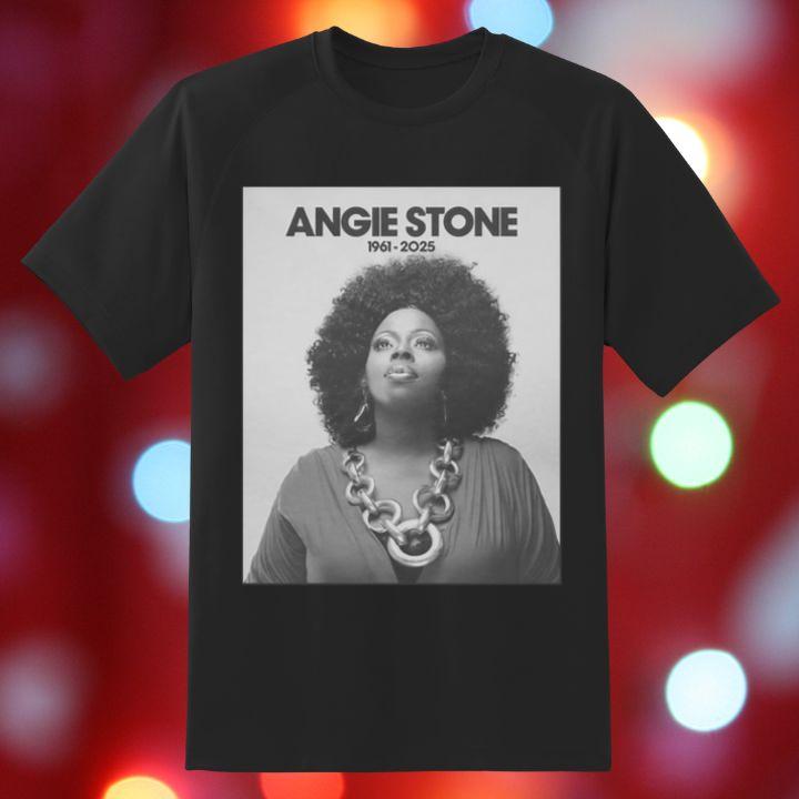 Rip Angie Stone 1961-2025 Tribute Soul Music R&B T-Shirt