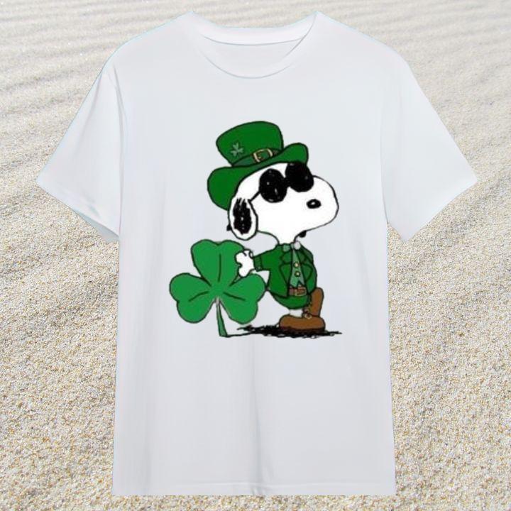 Snoopy Lucky Leprechaun St. Patricks Day Funny Irish T-Shirt