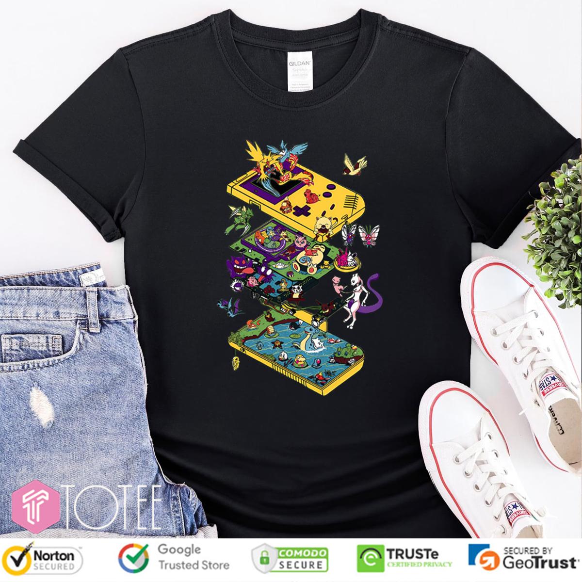 Pokémon Characters Nintendo Game T-Shirt