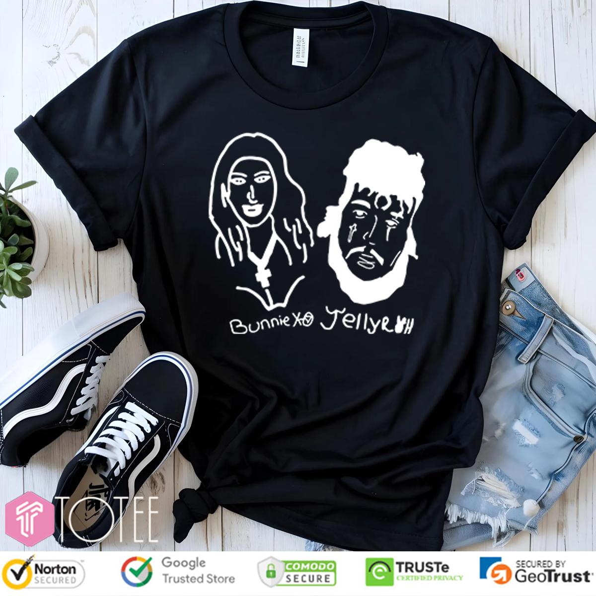 Bunnie XO Bunnie Jelly Roll Kalista Support Drawing T-Shirt