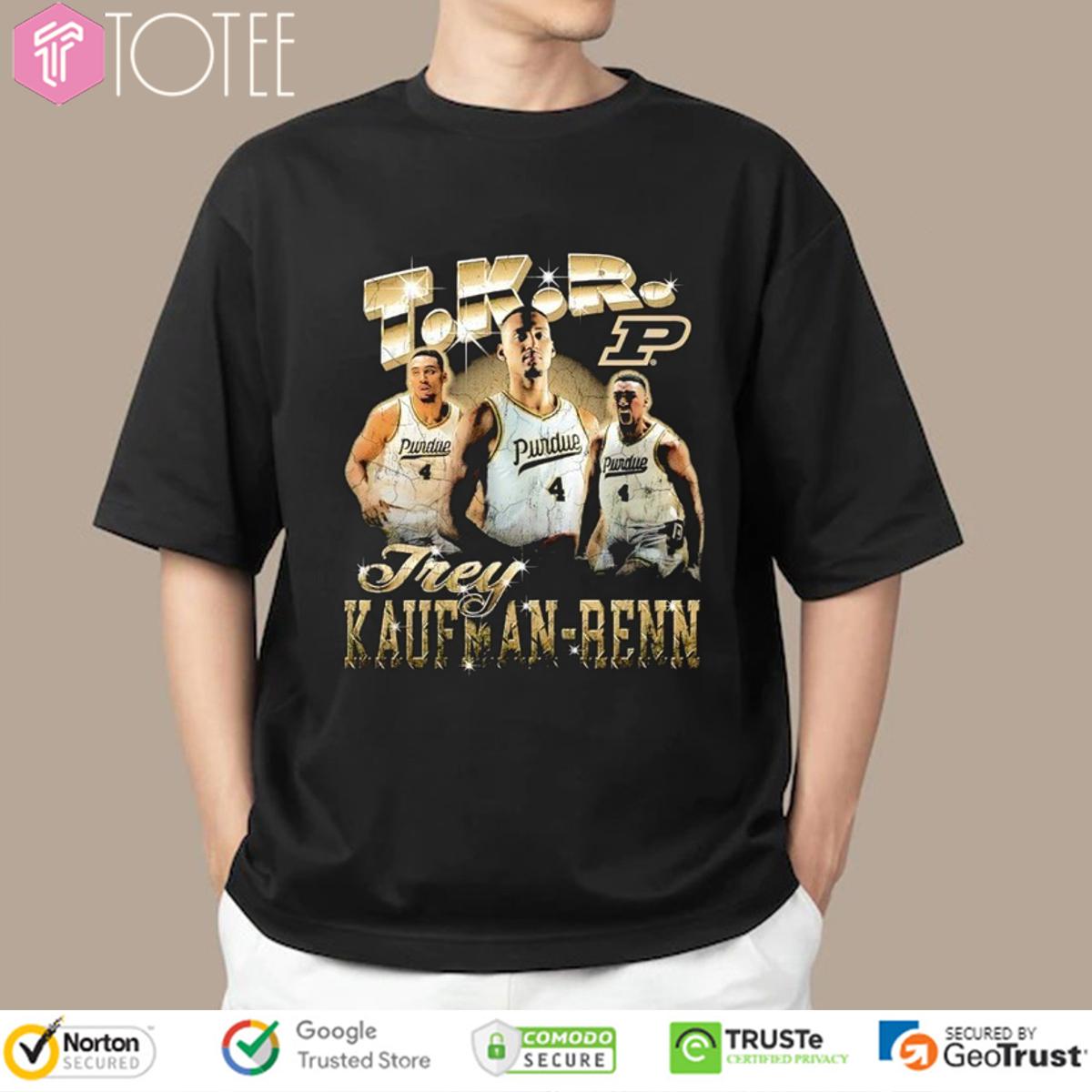 T.K.R. Trey Kaufman-Renn Purdue Boilermakers Basketball Vintage T-Shirt