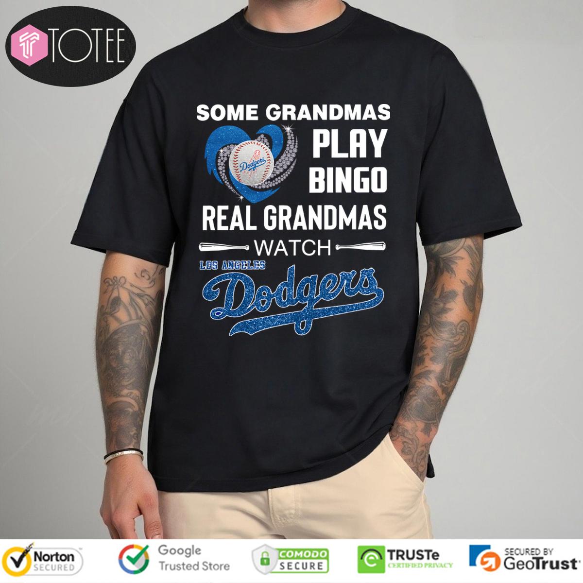 Grandmas Play Bingo, Real Grandmas Watch Dodgers: Get Yours!