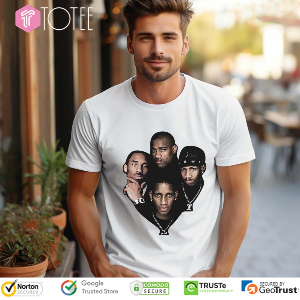 Kobe Iverson T Mac Carter Basketball Legends Art Shirt
