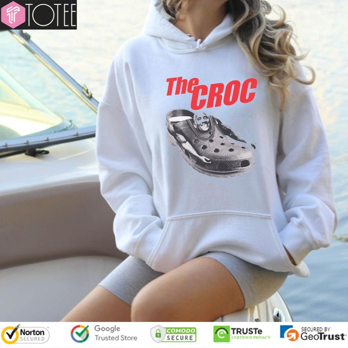 The Croc Parody Dwayne Johnson The Rock hoodie
