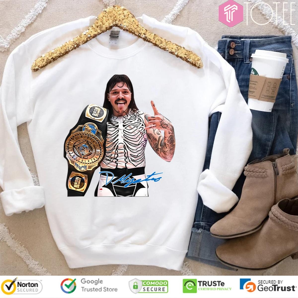 Dominik Mysterio Wwe Wwe Intercontinental Championship Signature Sweatshirt