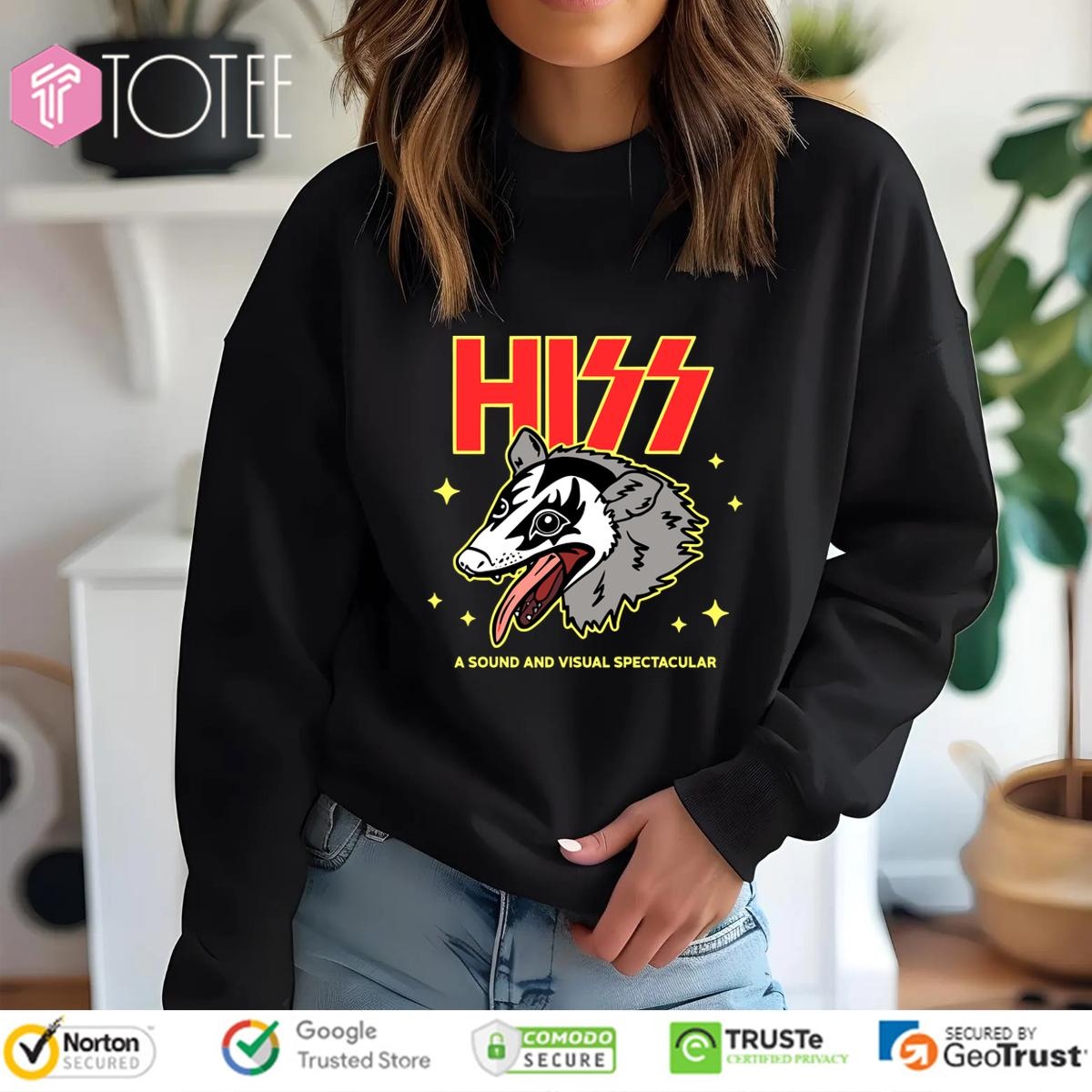 Opossum Hiss A Sound And Visual Spectacular Sweatshirt